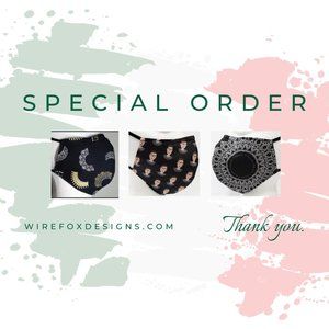 RBG Special order 3 face masks